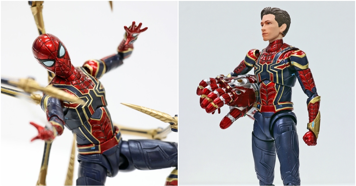 [D.M.S. 玩具報告] 買手套送蜘蛛？SHF - Iron Spider (Final Battle) Edition