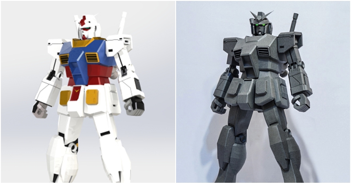 自己的紙模型自己建 RX-78-2