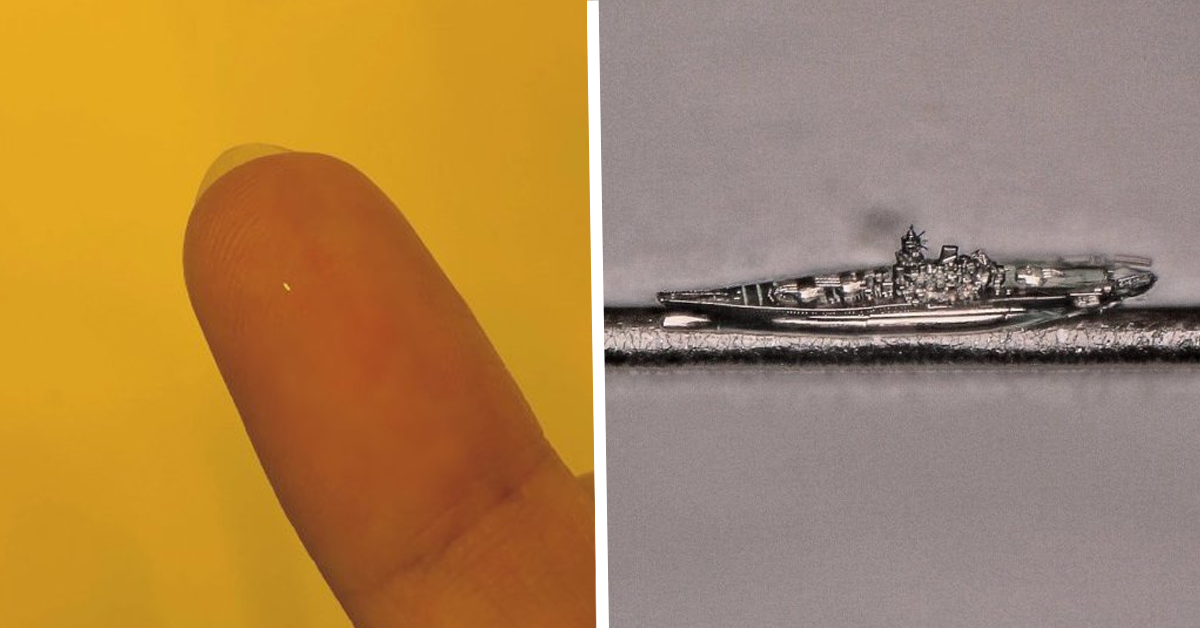 《關西機械展》航行在髮絲的迷你戰艦　指紋上的京都金屬工藝參上!!