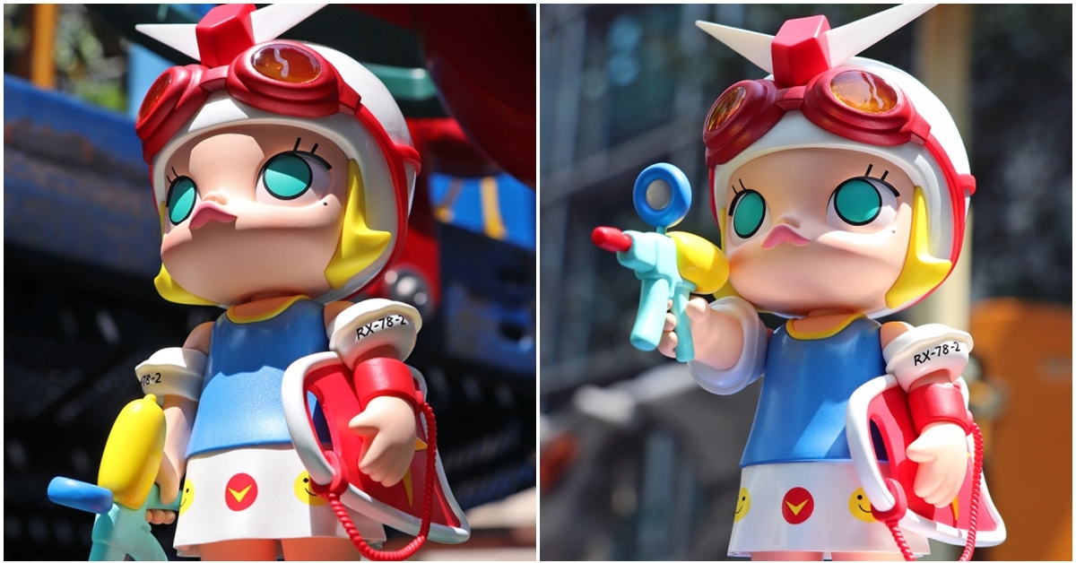 [D.M.S. 玩具報告] 站在大地上的...... Molly？Gundam Molly - Bandai Namco x Pop Mart
