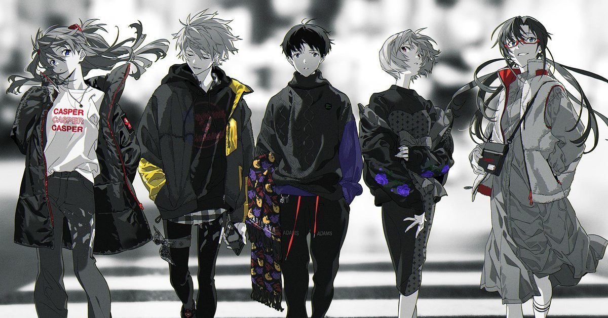 滿滿商機的插圖再現！米山舞繪製 《新世紀福音戰士》服裝品牌 RADIO EVA 人物搭配圖