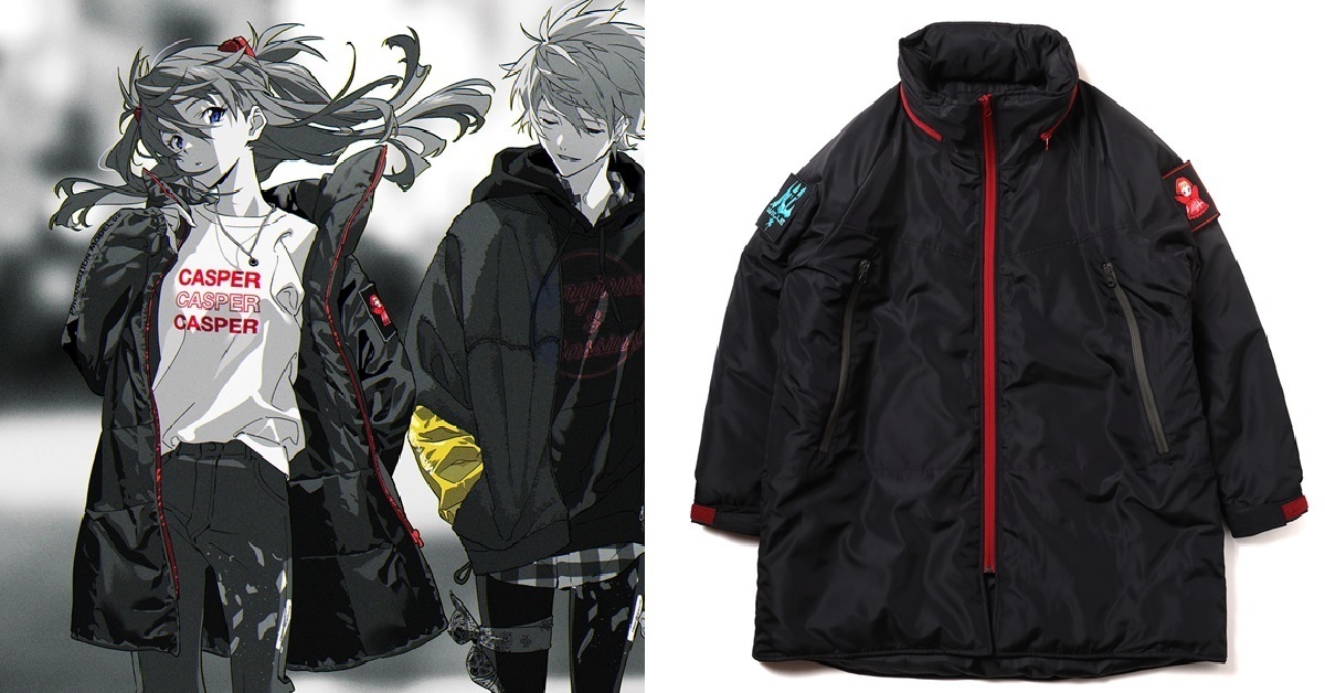 明日香著用！《新世紀福音戰士》品牌 RADIO EVA 「MONSTER PARKA」鋪棉外套