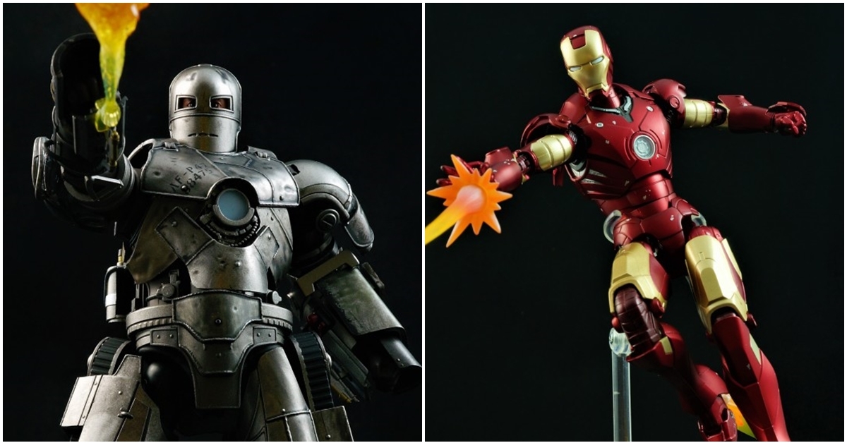 穿越時空的對望——SHF TONY STARK, IRONMAN MARK 1, MARK 3