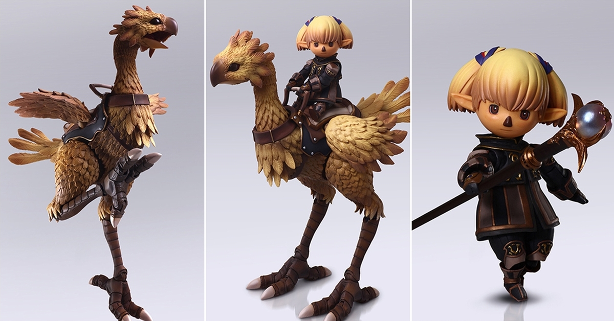 BRING ARTS《FINAL FANTASY XI》夏托托＆陸行鳥 6吋可動人偶