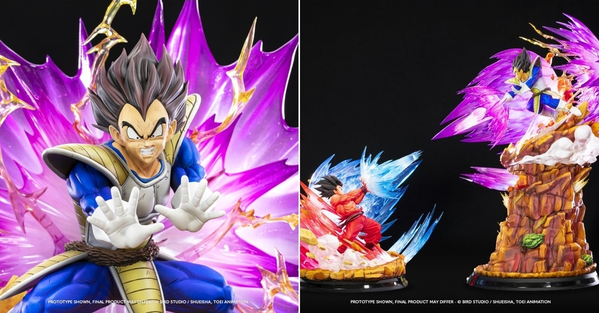 Tsume-Art HQS《七龍珠Z》超衝擊「加利克砲 貝吉塔」1/6比例場景雕像 必殺登場！