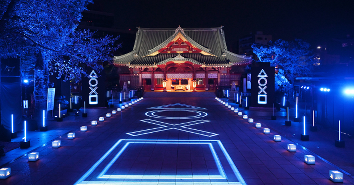 「誰在我家神社OOXX」　PS5光雕於1300年歷史神田明神跨時代紀念