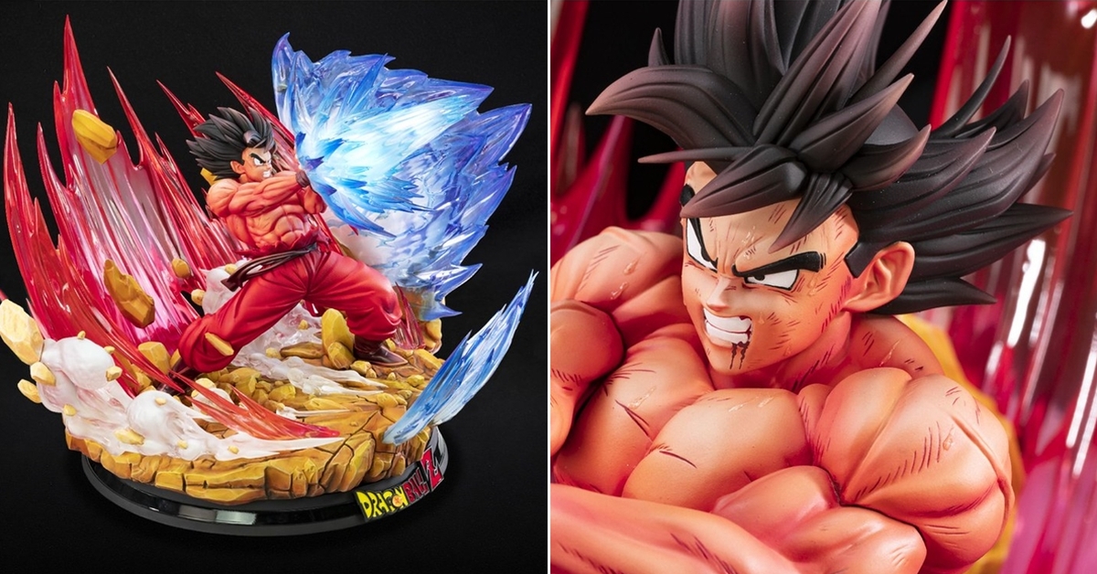 Tsume-Art HQS《七龍珠Z》超魄力「界王拳悟空」1/6比例場景雕像 四倍霸氣全開！