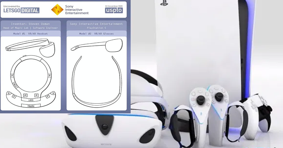 SONY專利曝新頭盔　支援AR&VR輕量化眼鏡還有壓力感應器