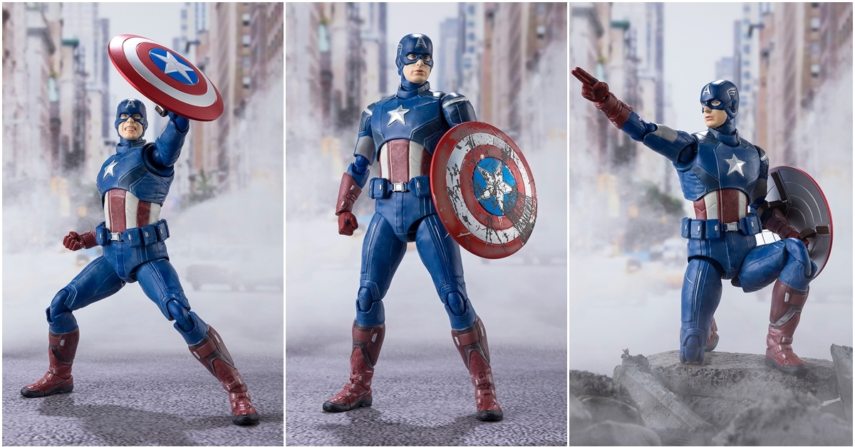 S.H.Figuarts《復仇者聯盟》美國隊長 -復仇者集結版本-《AVENGERS ASSEMBLE》EDITION