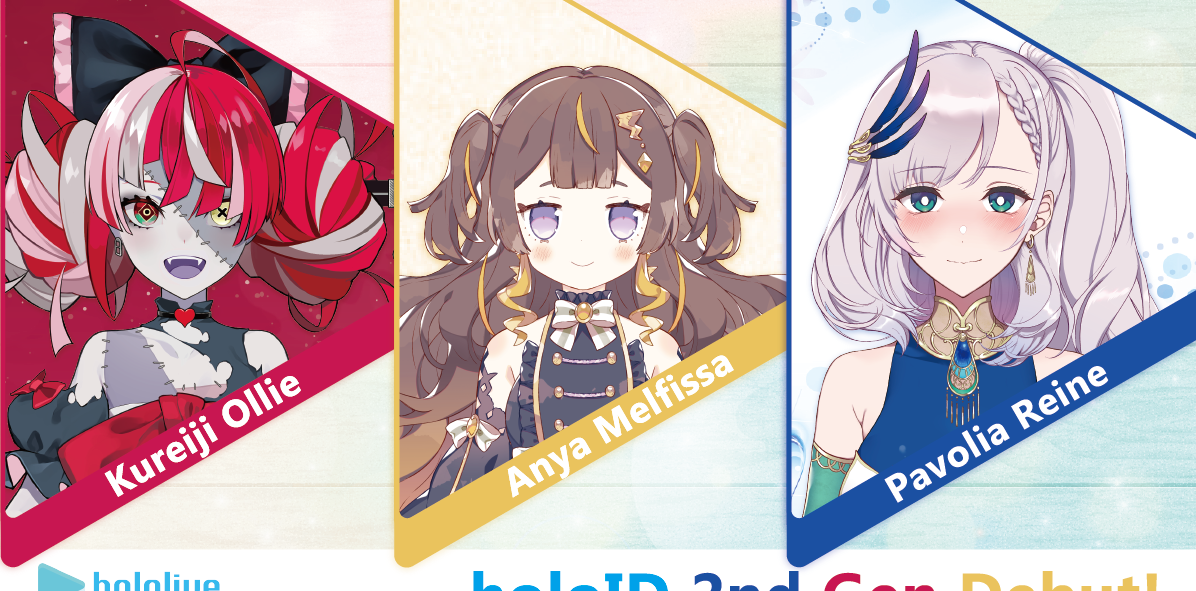 虛擬偶像市場持續拓展！HoloLive ID 印尼二期生3位正式上線
