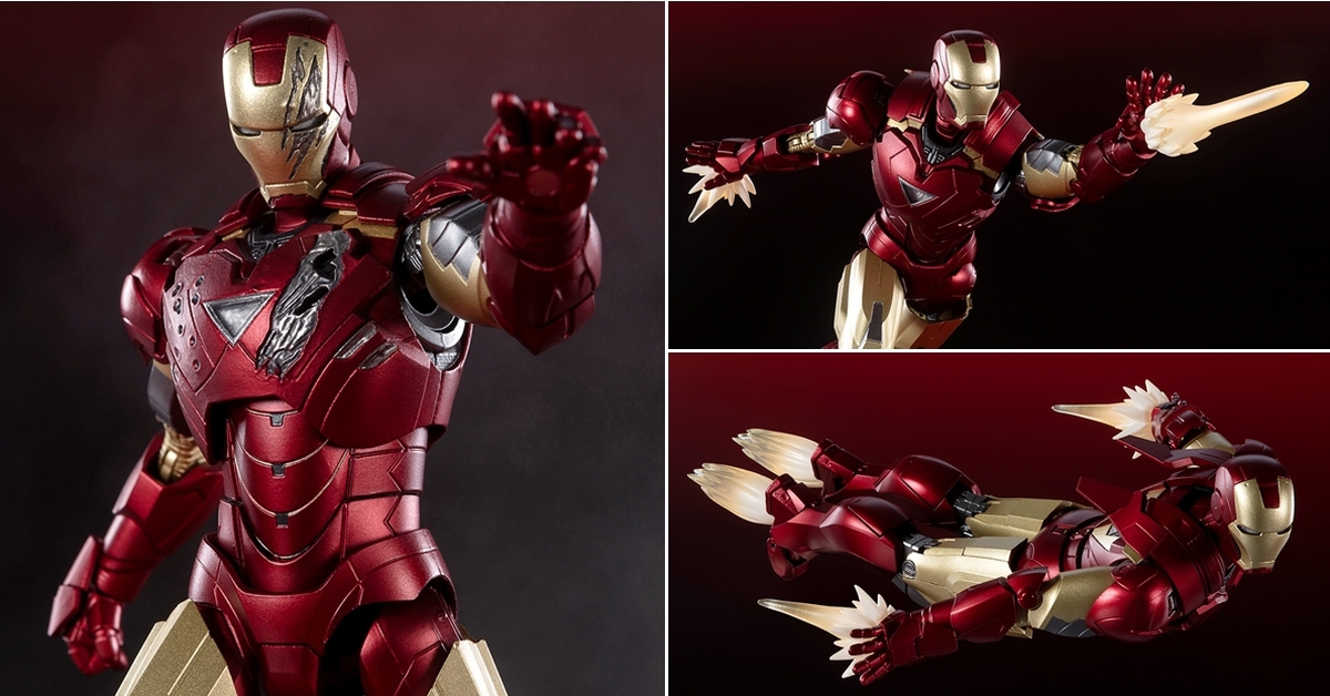 S.H.Figuarts《復仇者聯盟》鋼鐵人馬克6-《BATTLE DAMAGE》EDITION-新規再登場！
