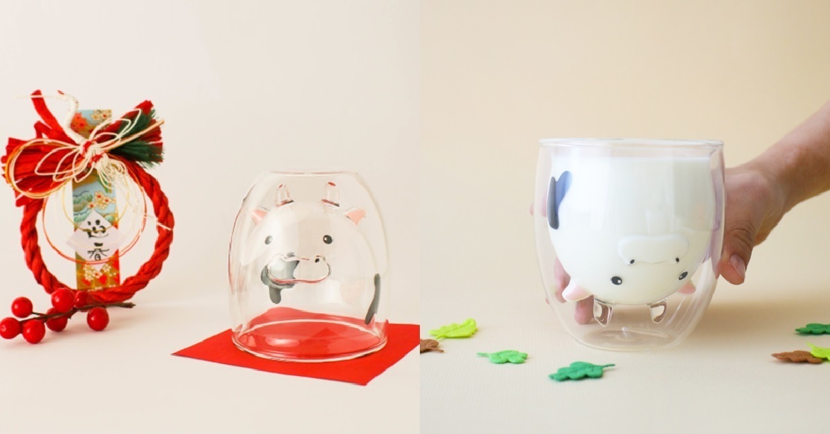 台灣工藝品牌「好玻 GOODGLAS」推出牛年生肖雙層玻璃杯 超可愛造型讓人萌心大發！