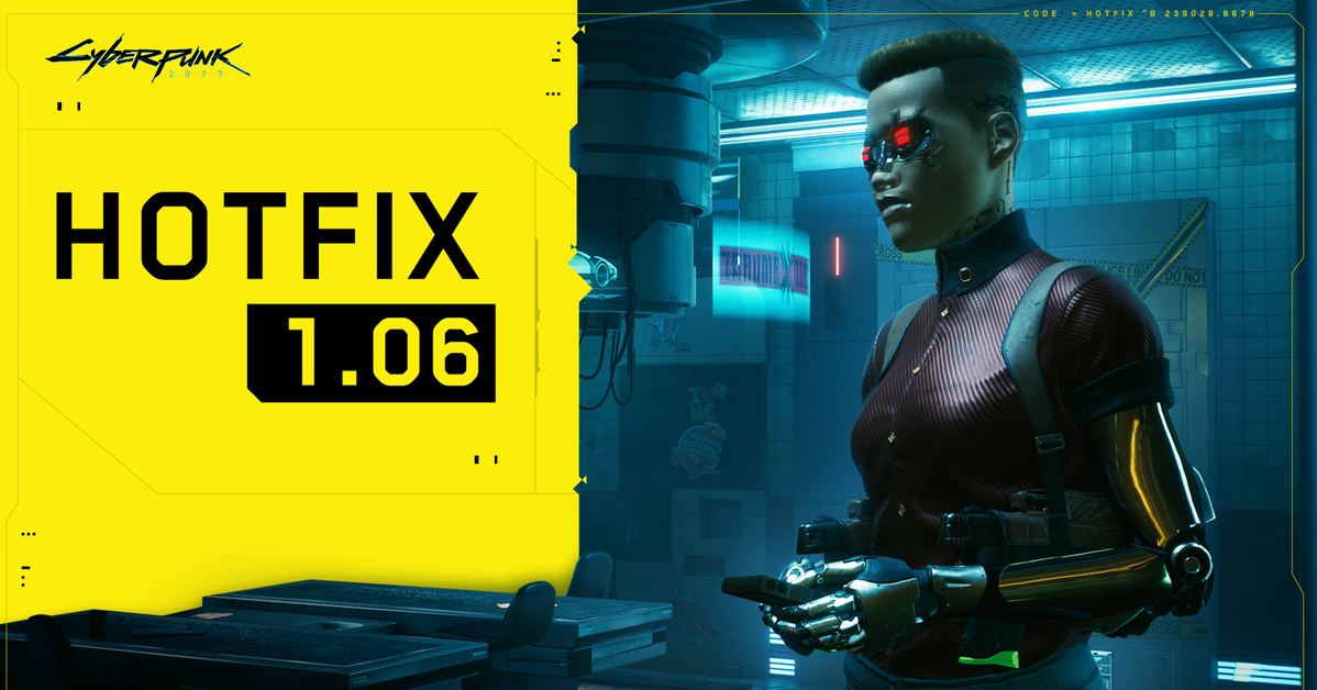 《電馭叛客2077》今日再度發放修正檔1.06版本　解決PC版8MB存檔損壞問題