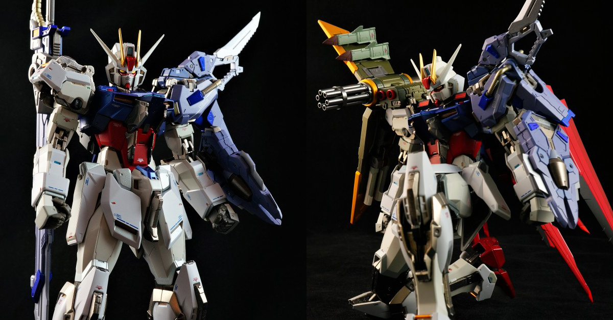 一圓夙願——Metal Build Sword Striker / Perfect Strike Gundam (自組) 玩評報告