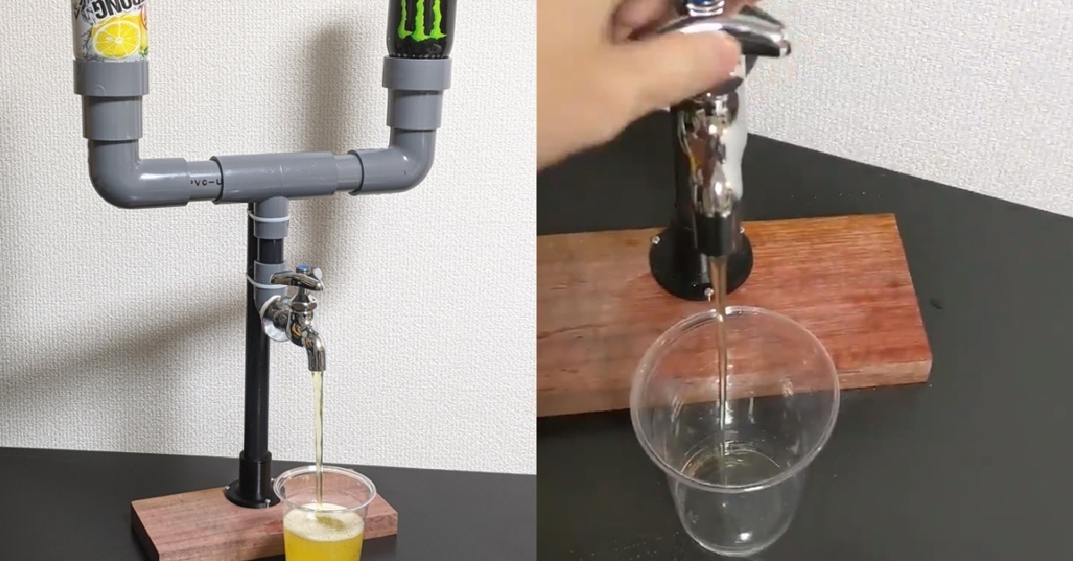 日本網友創意大發自製「簡易調酒機」登上推特趨勢 遭吐槽 :  惡魔的發明！