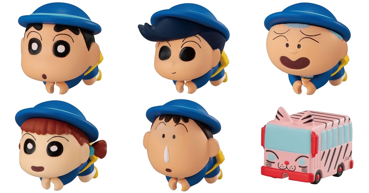 春日部防衛隊登園！GASHAPON《蠟筆小新》Hugcot系列 第四彈「蠟筆小新 充電線保護套4」轉蛋