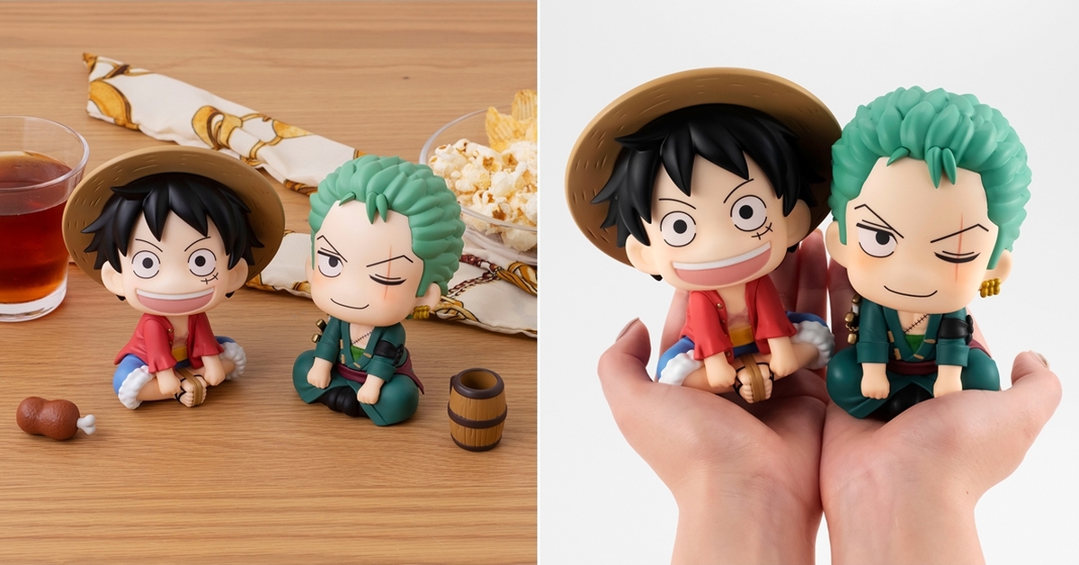 LOOKUP《ONE PIECE 航海王》 蒙其·D·魯夫／羅羅亞·索隆 Q萌登場～