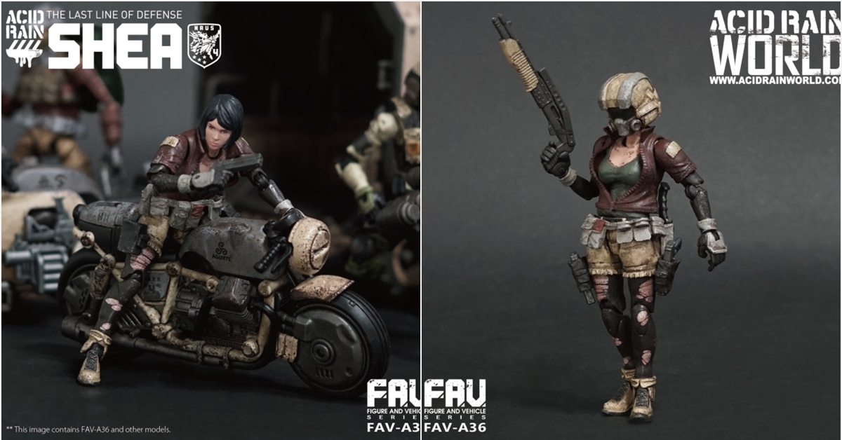 甜心炸彈登場！「ACID RAIN WORLD」1:18可動人偶系列_FAV-A36《希婭》