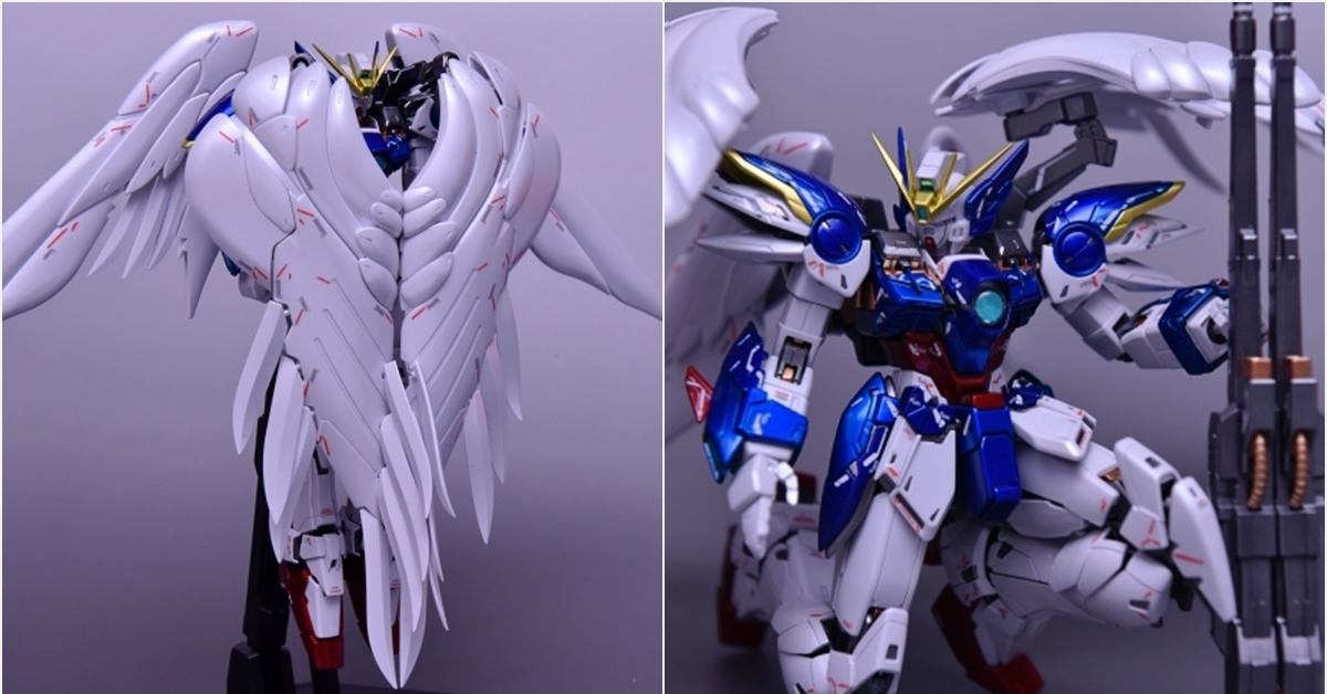 【作品分享】MG 1/100 Wing Gundam Zero EW Ver.Ka 金屬塗裝製作全紀錄