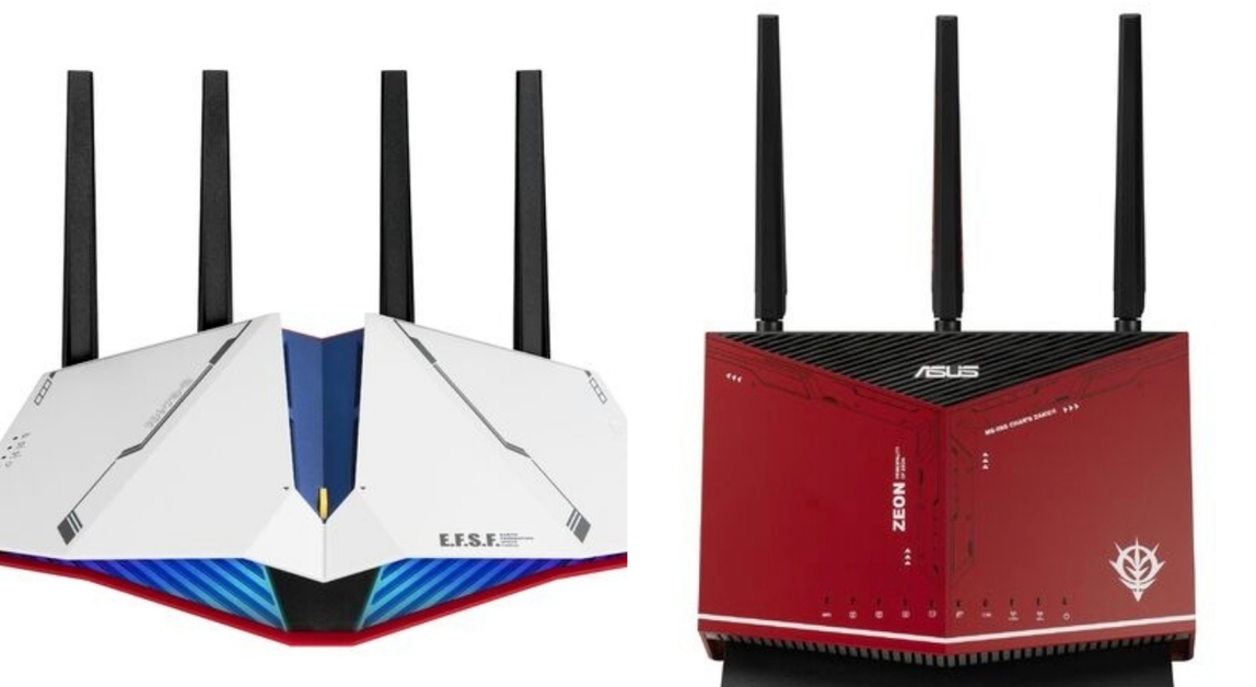 連線速度宇宙第一！ASUS×《機動戰士鋼彈》合作推出「RX-78-2」、「夏亞」造型Wi-Fi路由器發表！