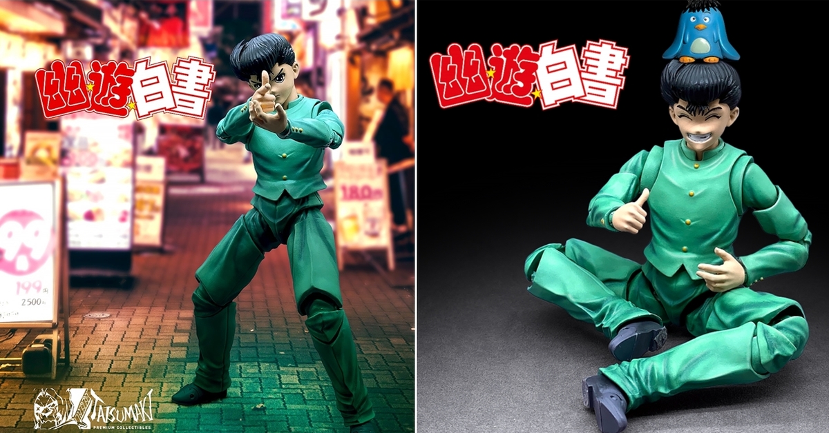 靈丸發射！Tatsumaki Studio《幽☆遊☆白書》浦飯幽助 1/12 比例可動人偶 