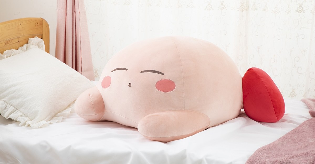 日本TakaraTomy推出任天堂《星之卡比》超大造型抱枕　與可愛的卡比一起度過一天的時間～