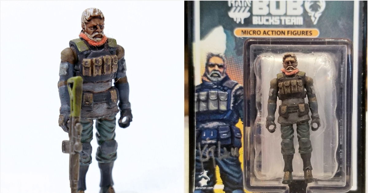 Acid Rain 的究極限定 - Mirco Action Figures 公鹿小隊傳奇指揮官 - 鮑勃 Bob