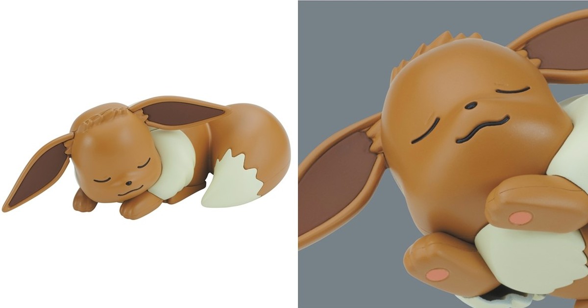 《寶可夢》組裝模型 POKEPLA QUICK!! 第七彈「睡姿伊布」超萌登場～