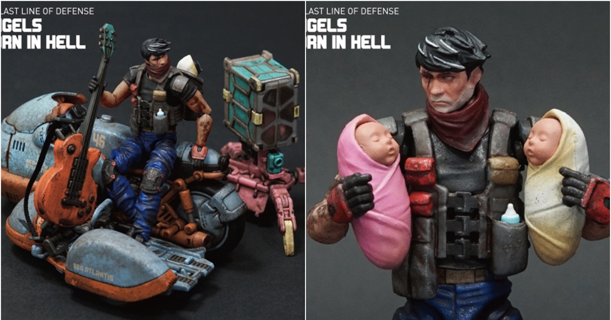 馳騁荒野的孤高之狼！「ACID RAIN WORLD」1:18可動人偶系列_FAV-SP17《地獄中誕生的天使》套裝
