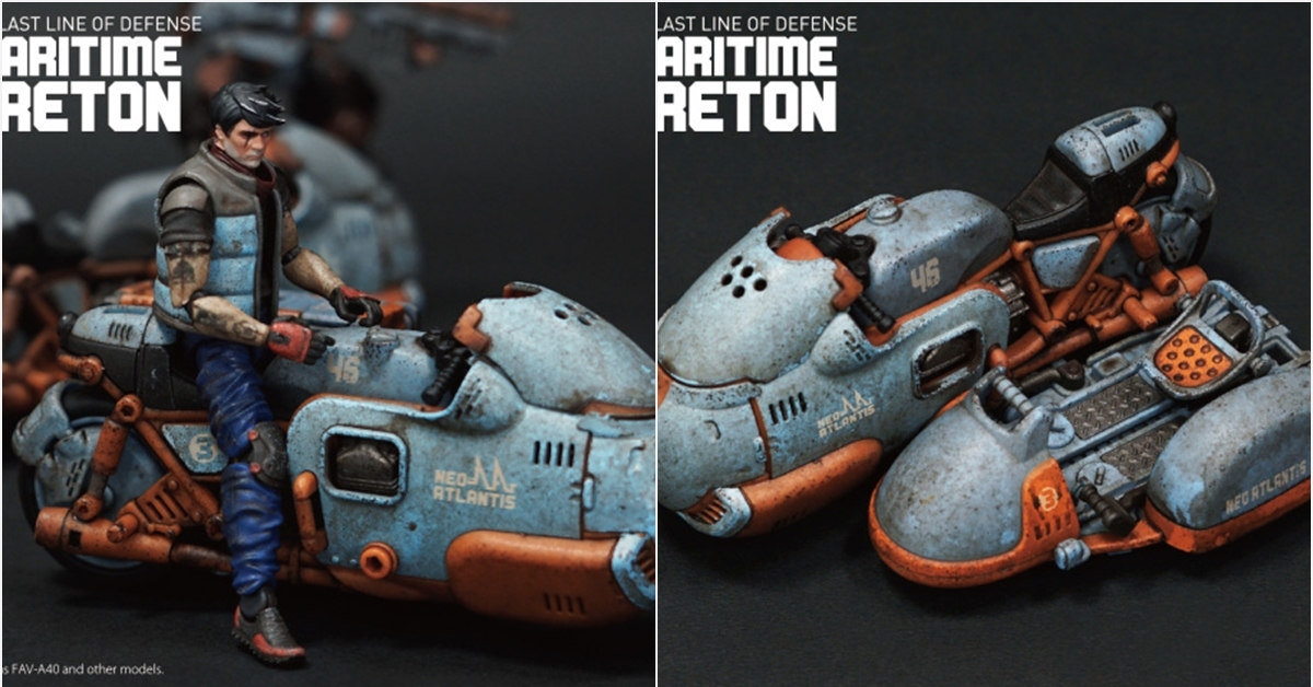 經典邊車來臨！「ACID RAIN WORLD」1:18可動人偶系列_FAV-A40《海運普雷登》