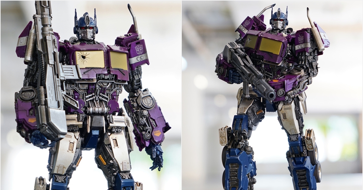 [D.M.S. 玩具報告]  狂邪魅力！3Zero DLX - Transformer BumbleBee Optimus Prime Shattered Glass