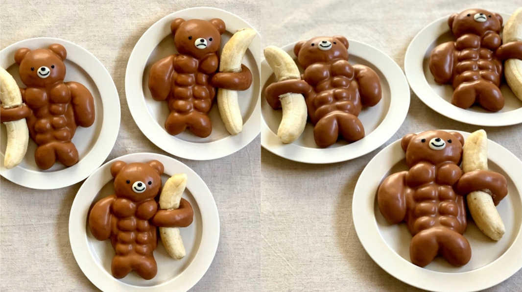 情人節告白最佳首選！？「筋肉拉拉熊麵包」情人節版本登場，祝情侶們有個POWER滿滿的情人節！