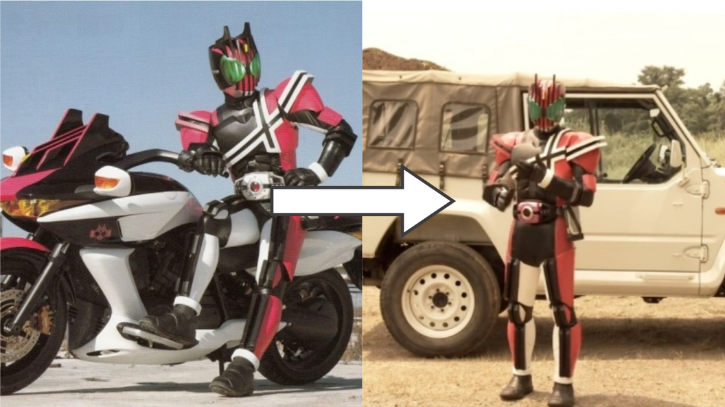 Machine Decader哪去了！？《ZI-O VS Decade》「Decade駕駛吉普車」橋段，其因早在三年前有解！？