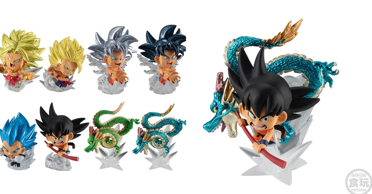 Q版神龍組合技！BANDAI CANDY《七龍珠》第五彈「七龍珠超戰士5」盒玩