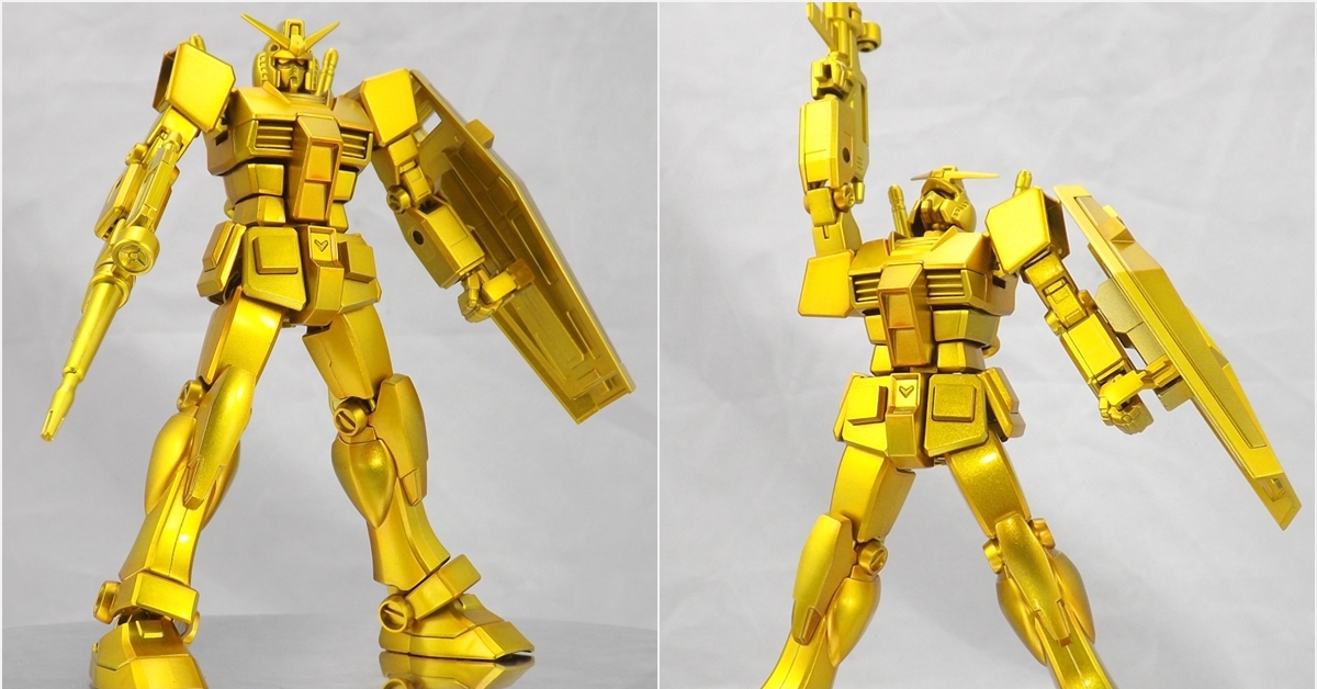 EG RX-78-2 鋼彈 黃金之風 重塗改色