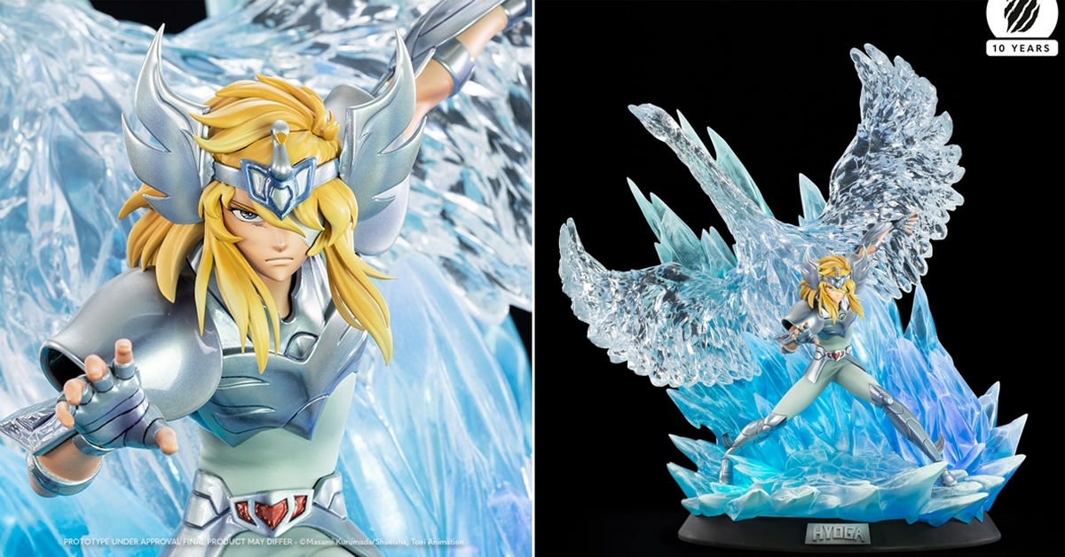 Tsume-Art HQS 系列《聖鬥士星矢》天鵝座 冰河 1/6 比例限量雕像 冰原貴公子華麗登場！