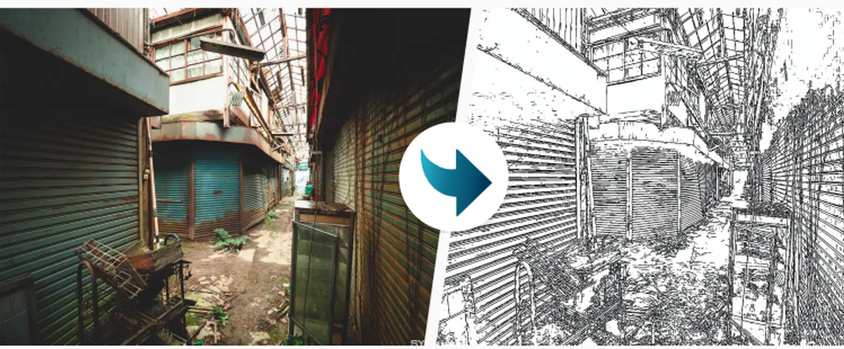LINE DRAWER不需要漫畫家助手?!  新演算將照片勾勒出六種完美背景!