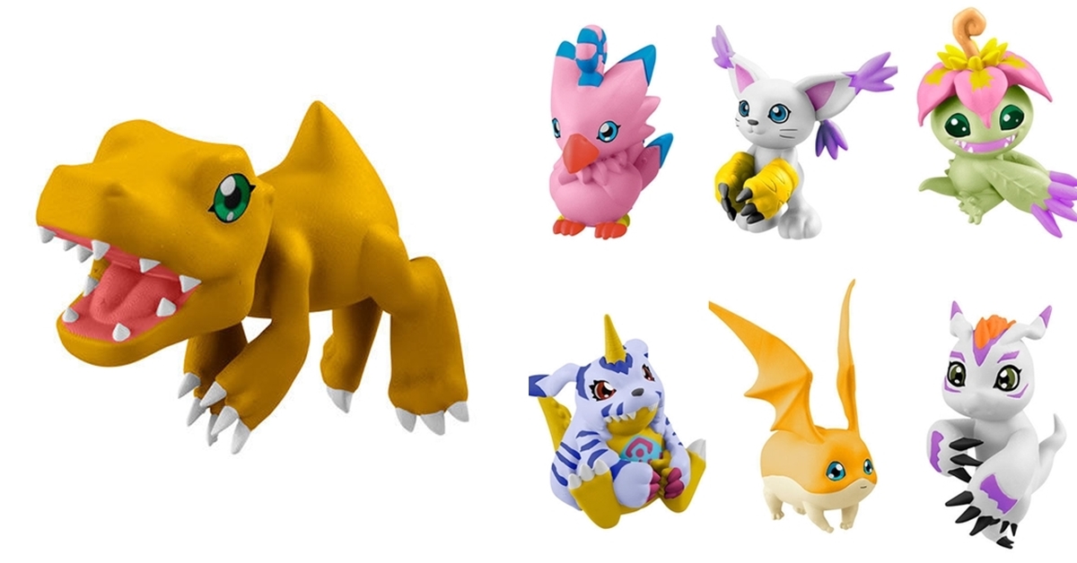 八隻超人氣數碼獸！GASHAPON Hugcot系列《數碼寶貝大冒險：》充電線保護套轉蛋