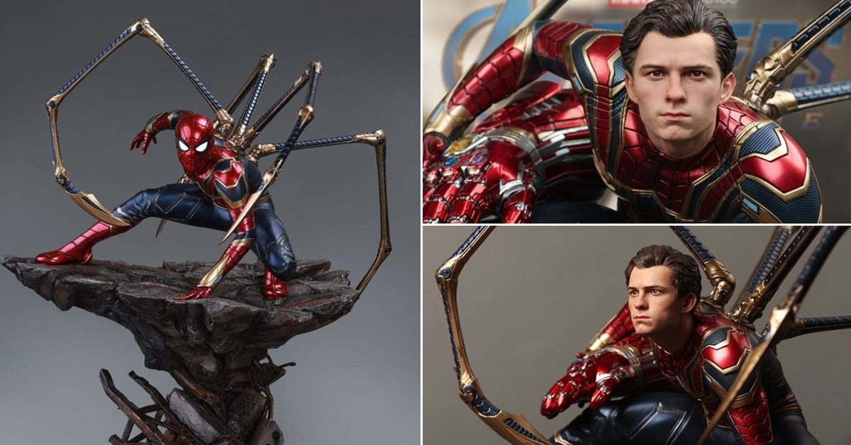 Queen Studios《復仇者聯盟：終局之戰》鋼鐵蜘蛛（Iron Spider）1/4 比例全身雕像 普通版/高級版/豪華版