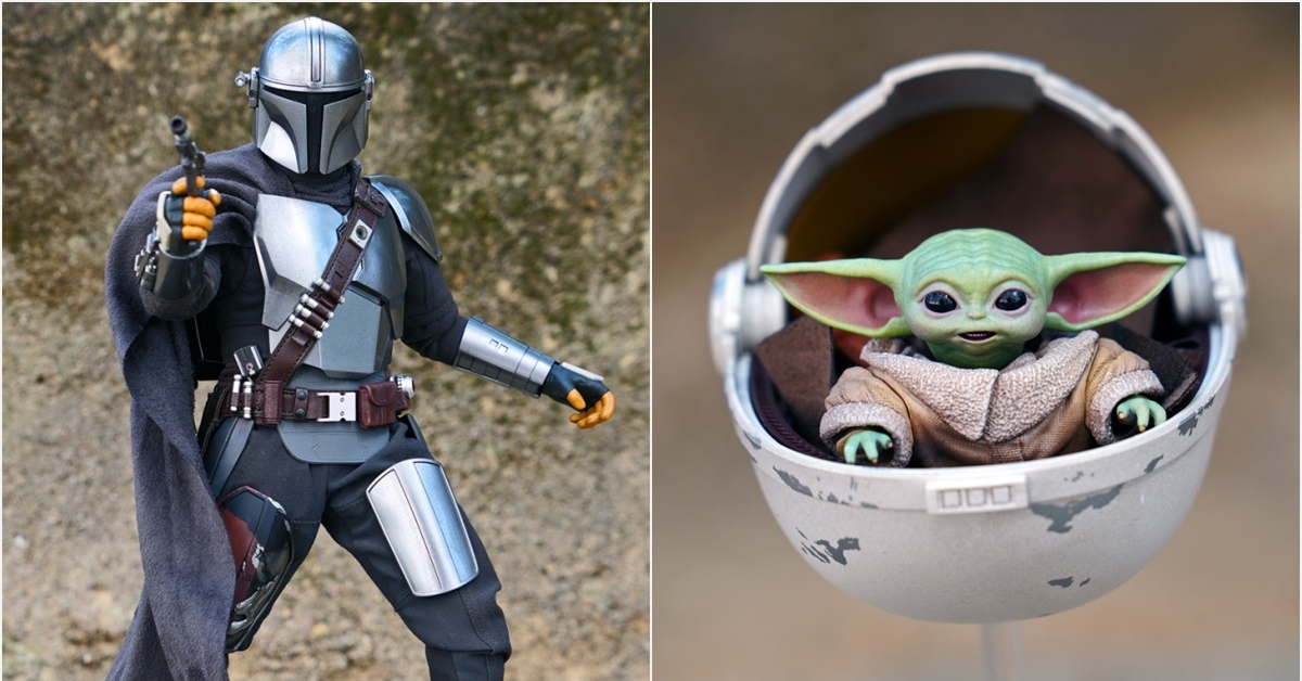 [D.M.S. 玩具報告] 挽回星戰迷傷透的心... Hottoys - 1/6 The Madalorian and The Child (Delux Ver)