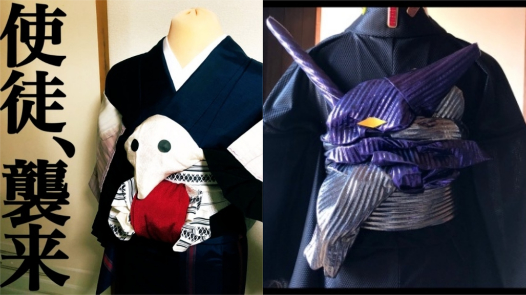 隨時都會暴走的和服！日本推主巧手製作「EVA初號機/使徒和服」穿上時小心突然暴怒！