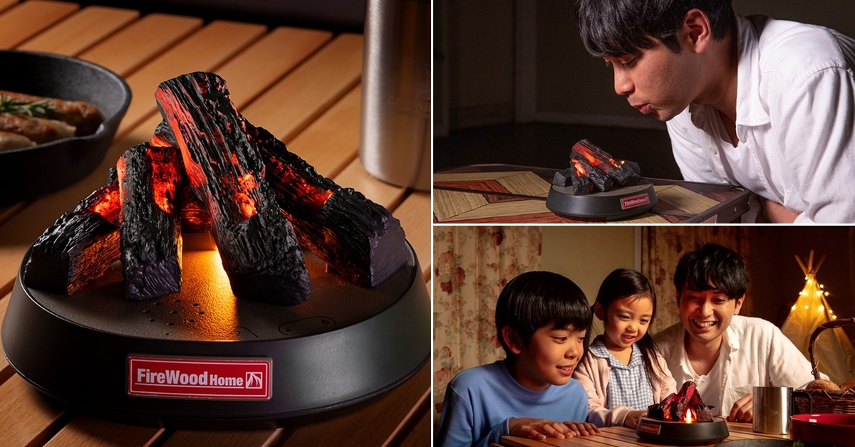 超治癒！TAKARA TOMY 推出仿真柴火「FireWood Home」重現搖曳火光與劈啪燒柴聲