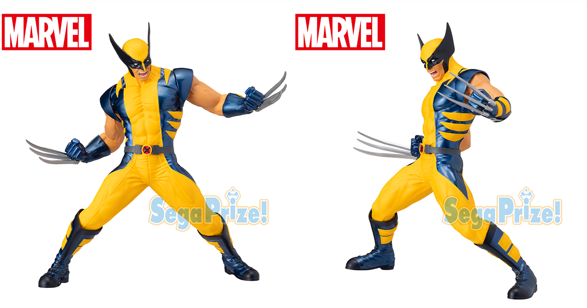 SEGA PRIZE MARVEL COMICS「金鋼狼」（Wolverine）SPM 立體人形