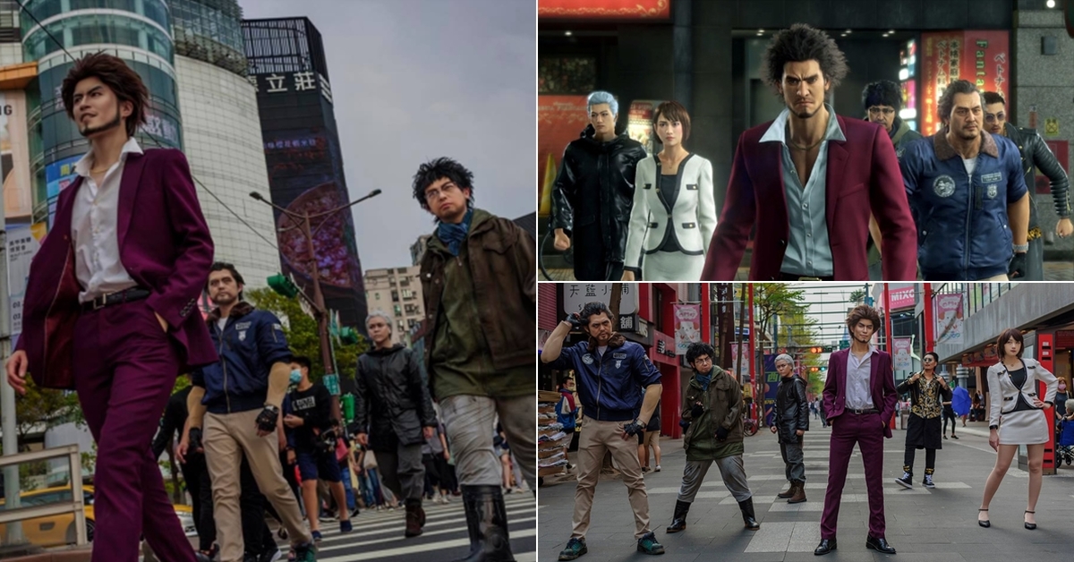 春日一番大鬧西門町？Mr. G & Ms. 吂集結眾coser神還原《人中之龍7》遊戲畫面！
