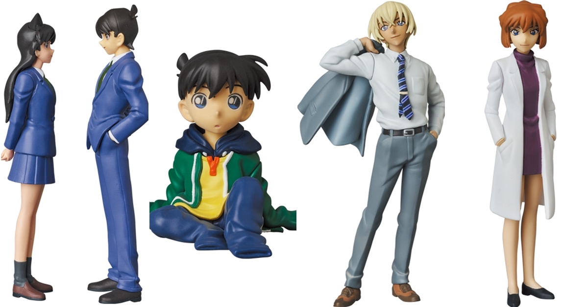 MEDICOM TOY UDF系列《名偵探柯南》第四彈「剛縮小的柯南、宮野志保、新一與小蘭」經典登場～