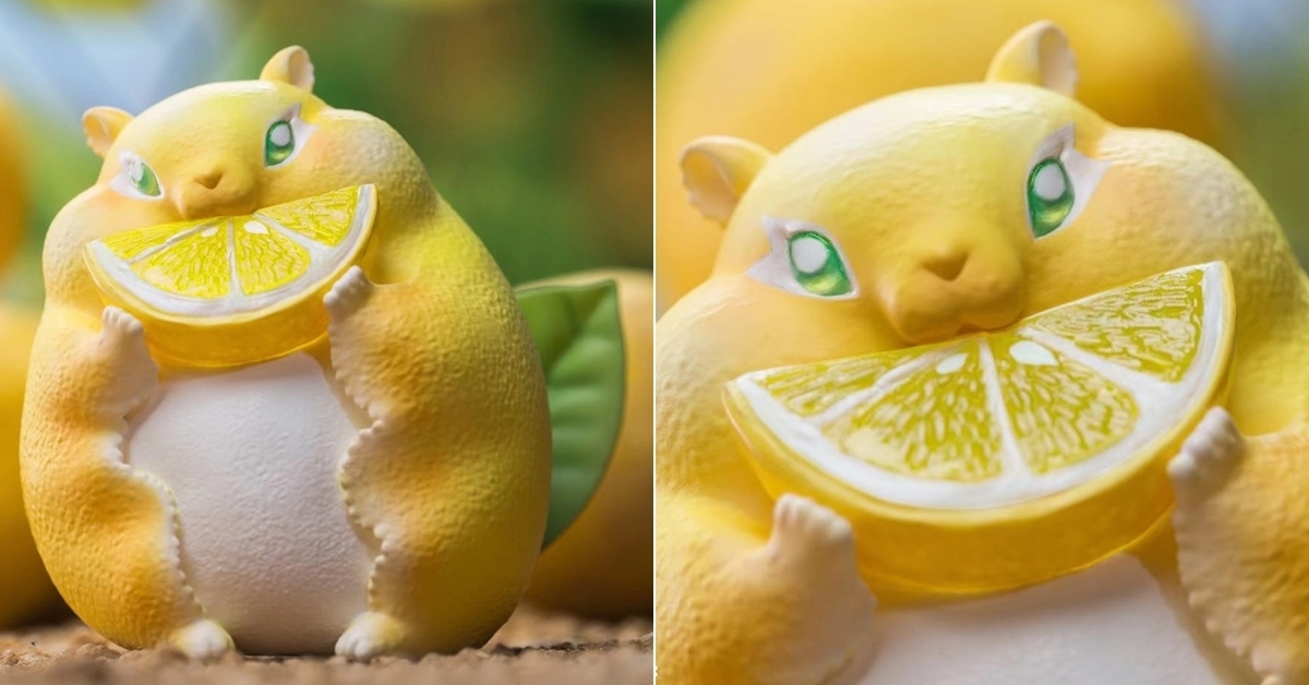 太檬啦！動物星球× ぽん吉《果物精靈》超可愛「檸檬鼠」立體化 還帶有淡淡果香味～