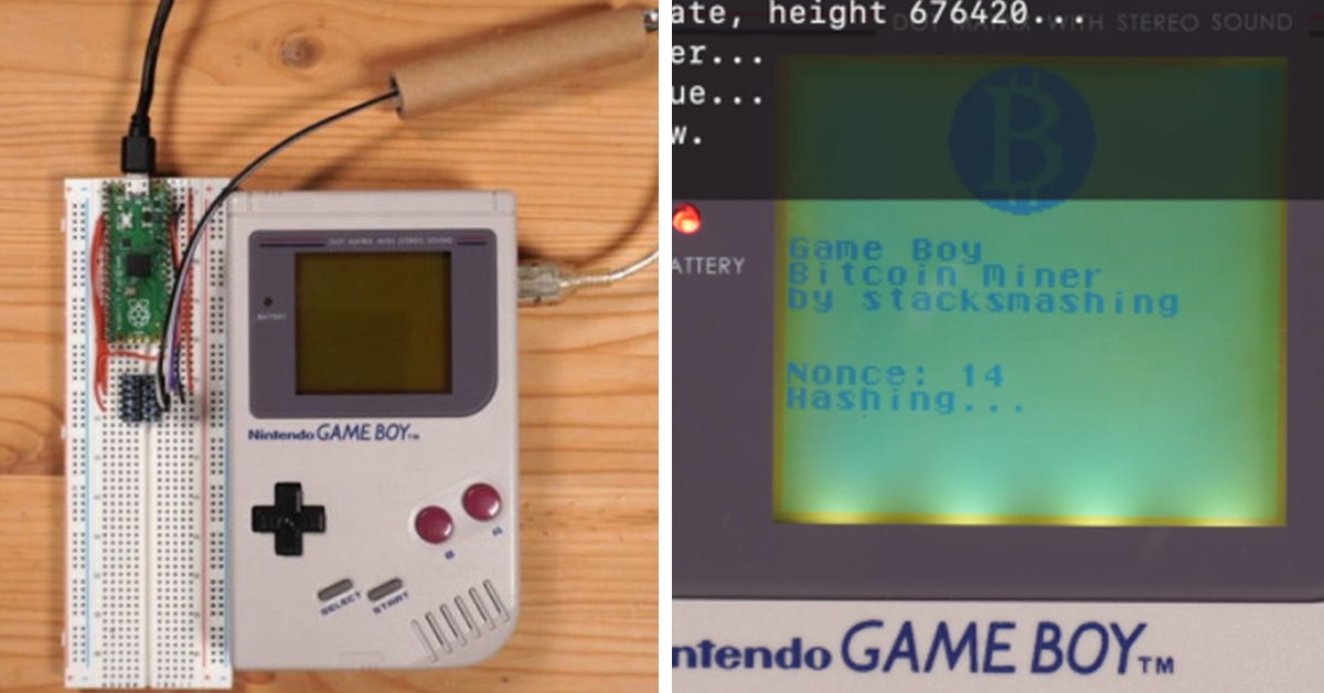 比特幣挖礦用30年前任天堂GameBoy   四顆AA電池開採竟成功?!