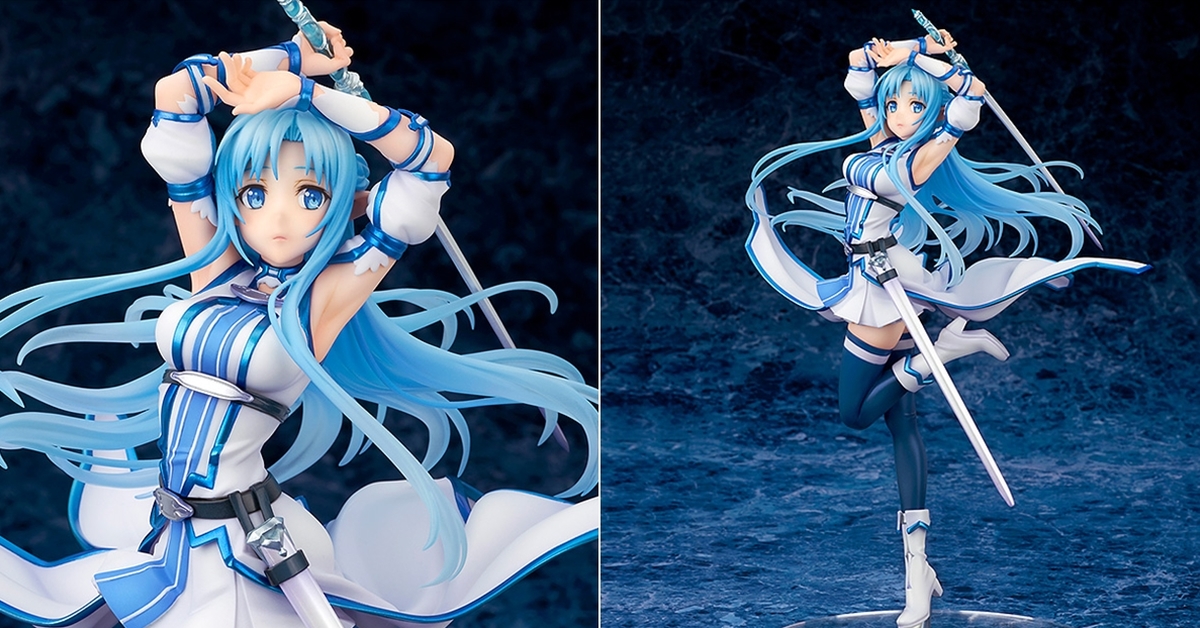 ALTER《刀劍神域》亞絲娜 Undine Ver.水精靈 1/7 比例模型　魅力輕盈的藍髮造型～