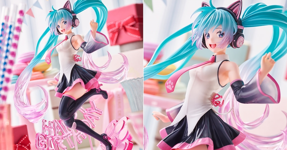 TAITO新系列景品 ARTIST MASTERPIECE 第三彈「AMP 初音未來 Birthday 2021 - Happy Cat ver.」