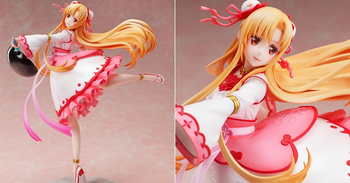 F:NEX《刀劍神域》亞絲娜-漢服ver. 1/7比例模型 拔出「中華炒鍋」展現廚藝
